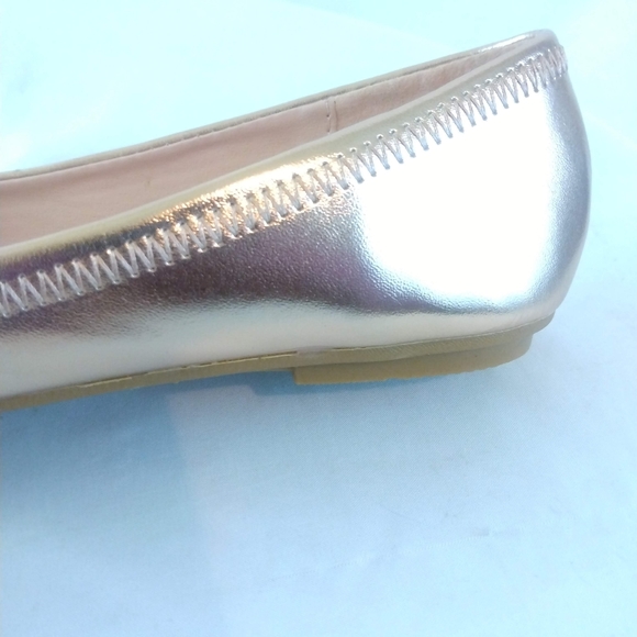 Forever Gold Rhinestone Flats - Picture 7 of 10